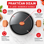 TEFAL ŠERPA SA POKLOPCEM 24cm B2554602 EXPRESS