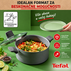TEFAL ŠERPA SA POKLOPCEM 24cm C4264673 RENEW