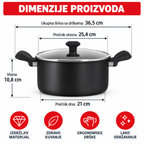 TEFAL ŠERPA SA POKLOPCEM 24cm C4264673 RENEW