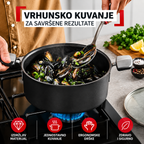 TEFAL ŠERPA SA POKLOPCEM 24cm G3284653 EXCELLENCE
