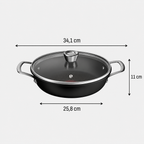 TEFAL ŠERPA SA POKLOPCEM 24cm G3308802 EXCELLENCE