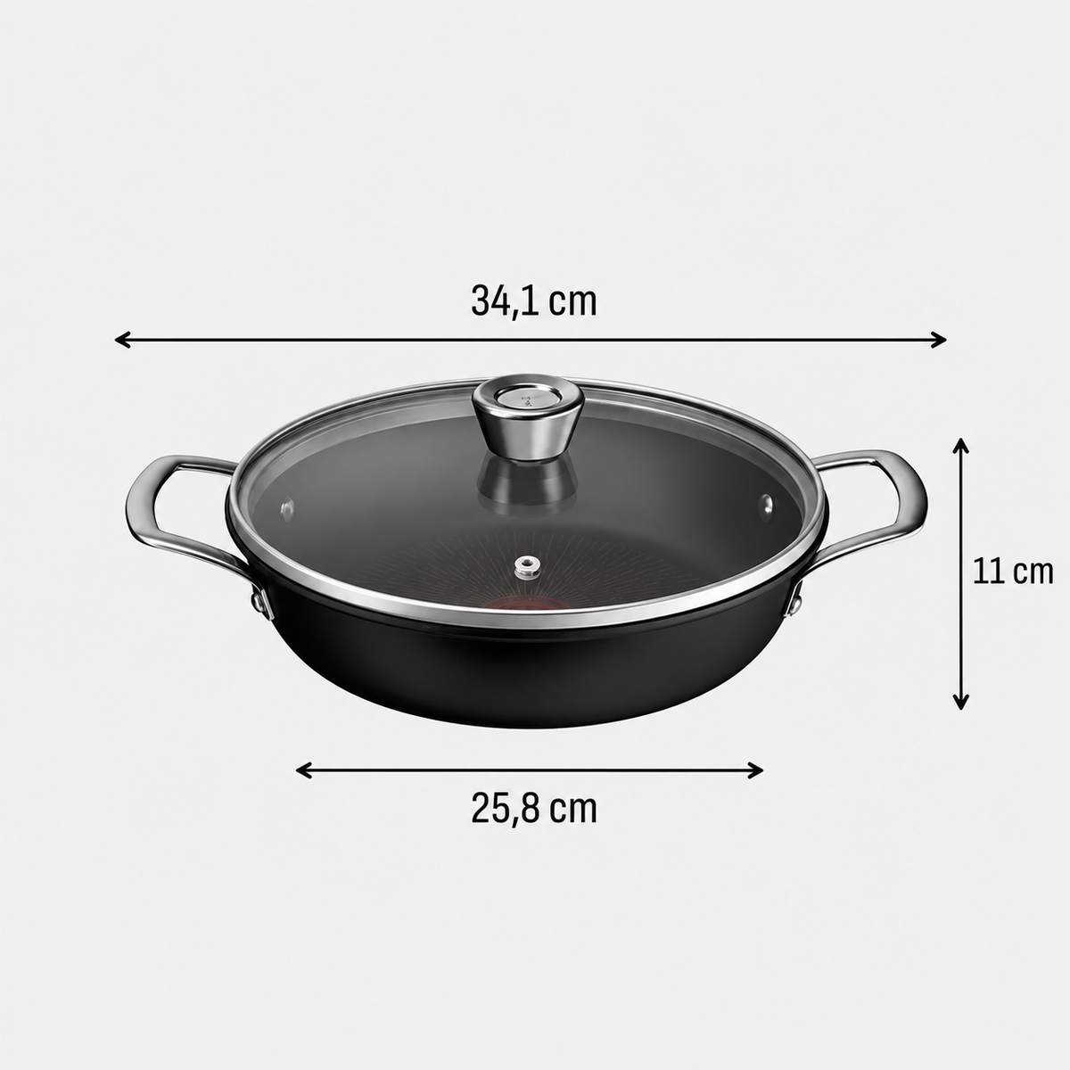 TEFAL ŠERPA SA POKLOPCEM 24cm G3308802 EXCELLENCE