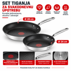 TEFAL SET DUBOKI TIGANJI 24CM I 28CM G7324255