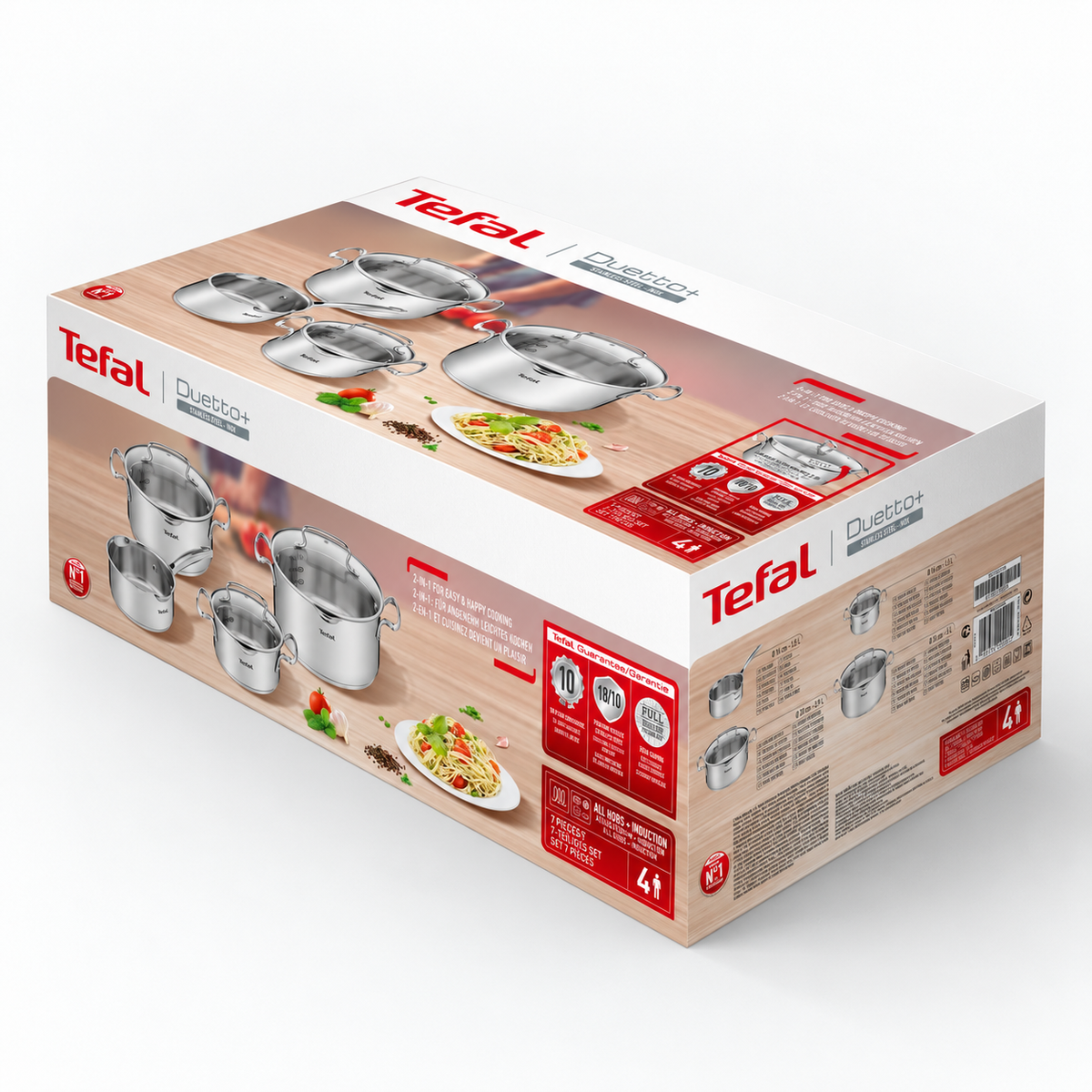TEFAL SET ŠERPI DUETTO G719S735