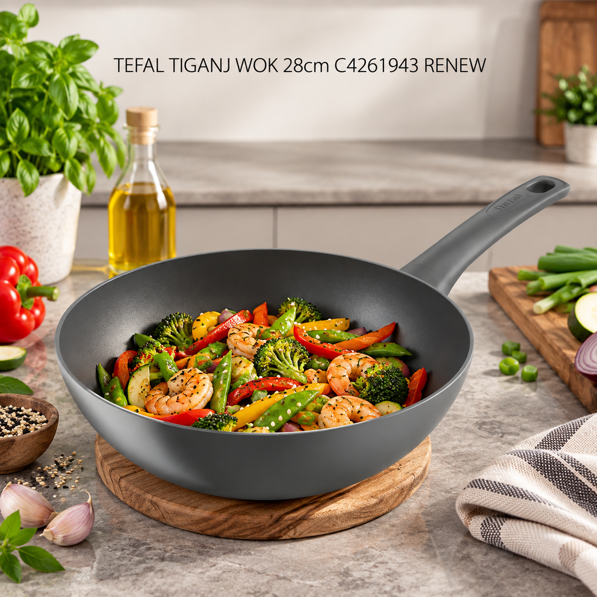 TEFAL TIGANJ WOK 28cm C4261943 RENEW