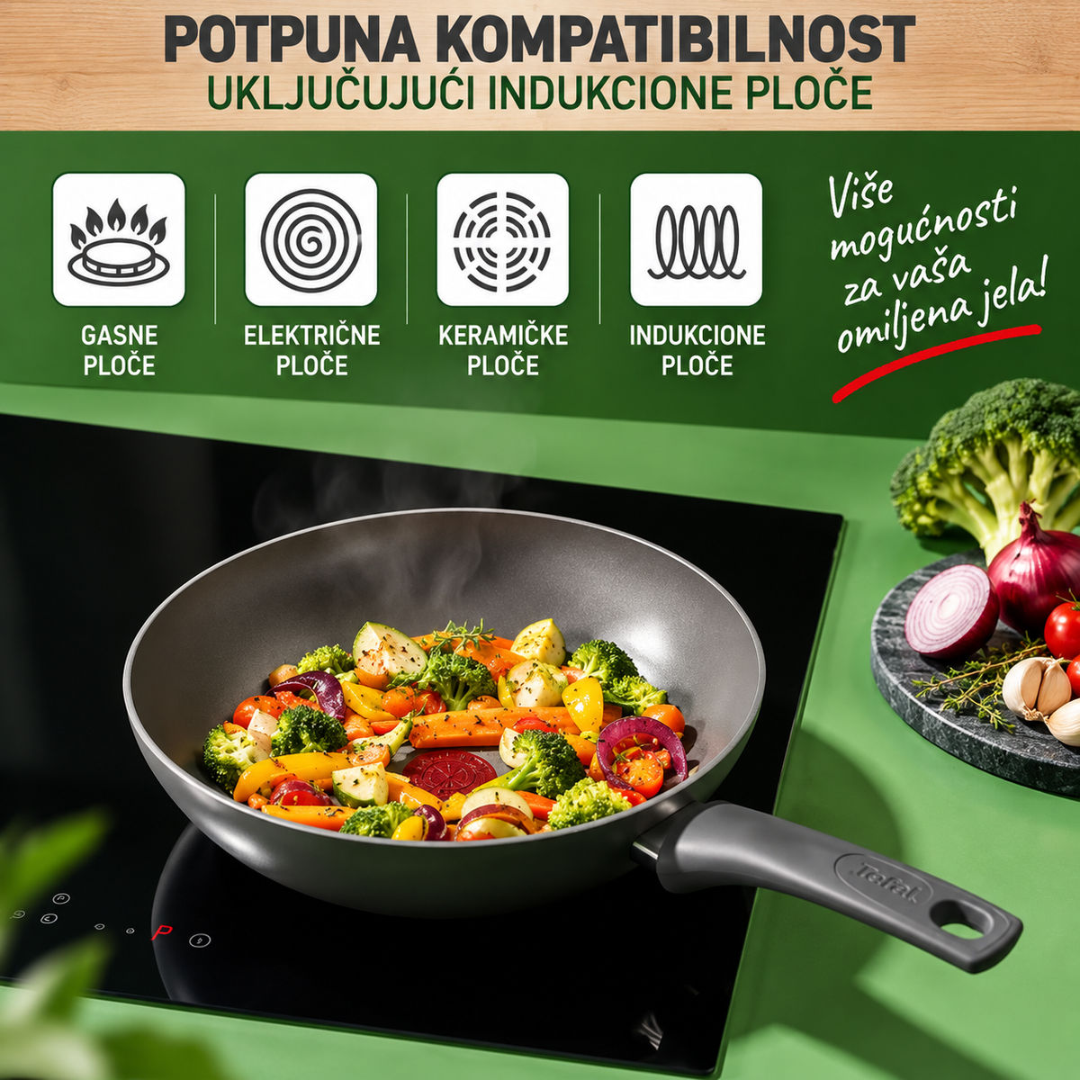 TEFAL TIGANJ WOK 28cm C4261943 RENEW