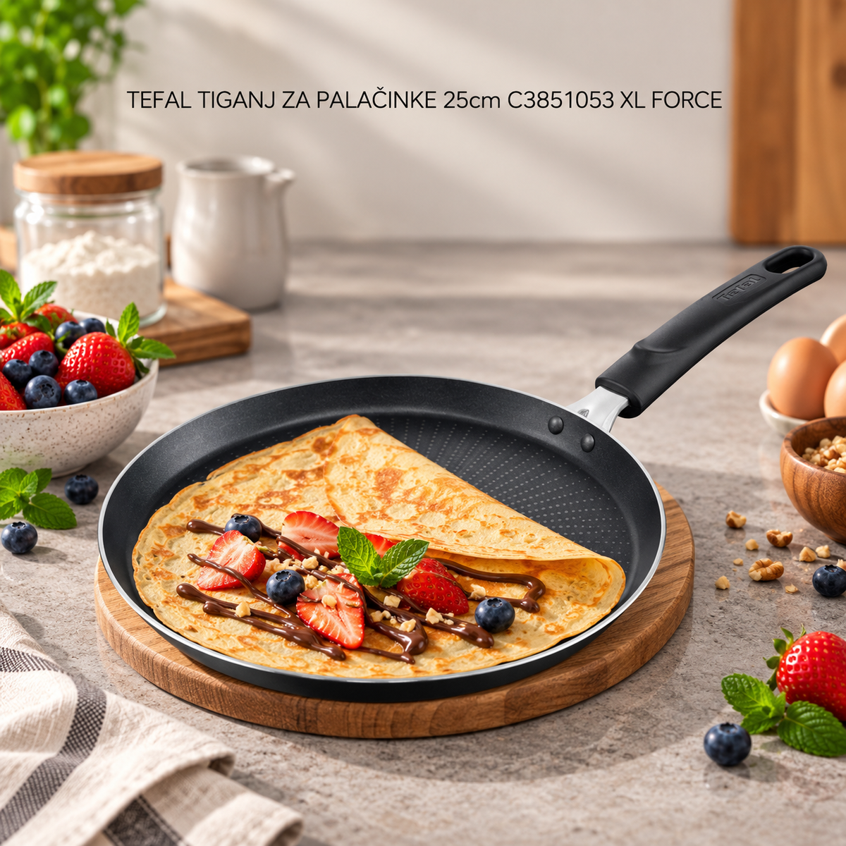 TEFAL TIGANJ ZA PALAČINKE 25cm C3851053 XL FORCE