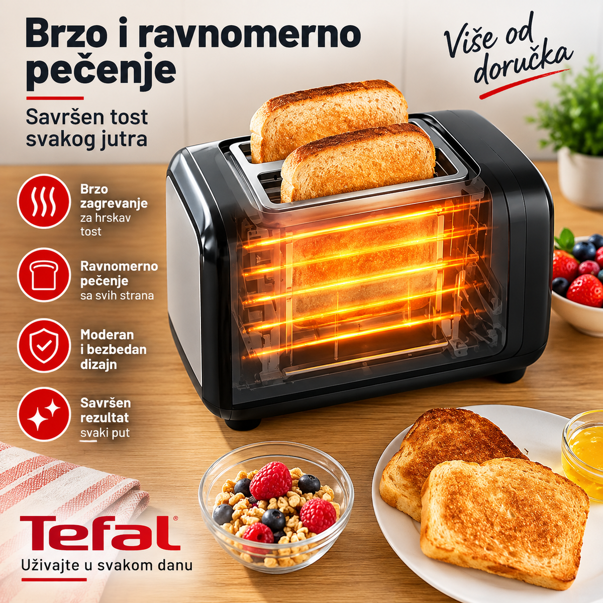 TEFAL TOSTER TT5S18