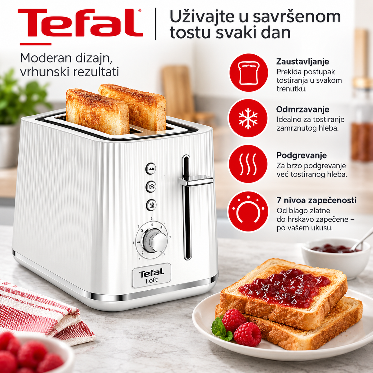 TEFAL TOSTER TT761138