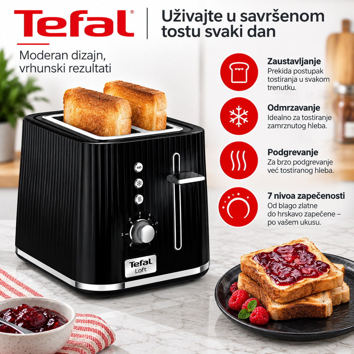 TEFAL TOSTER TT761838