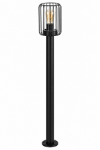 Tarpa spoljna podna E27 crna metal visina 100cm