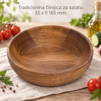 Tradicionlna činijica za salatu   35 x fi 185 mm