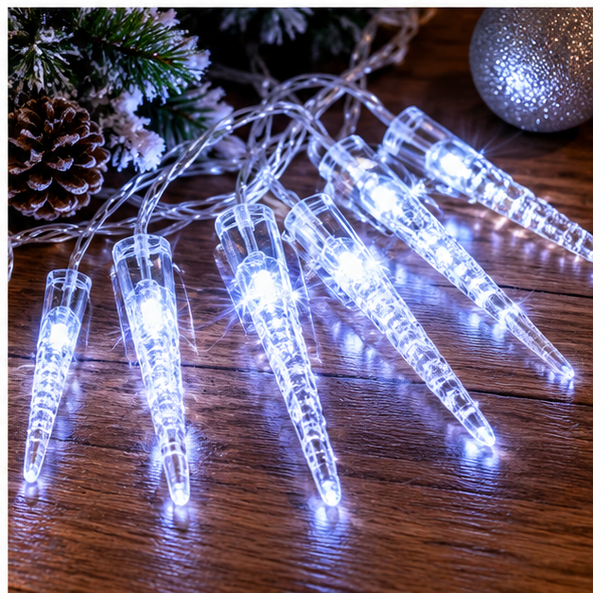 Svetleći niz "ledenice" sa 180 LED dioda KJL15