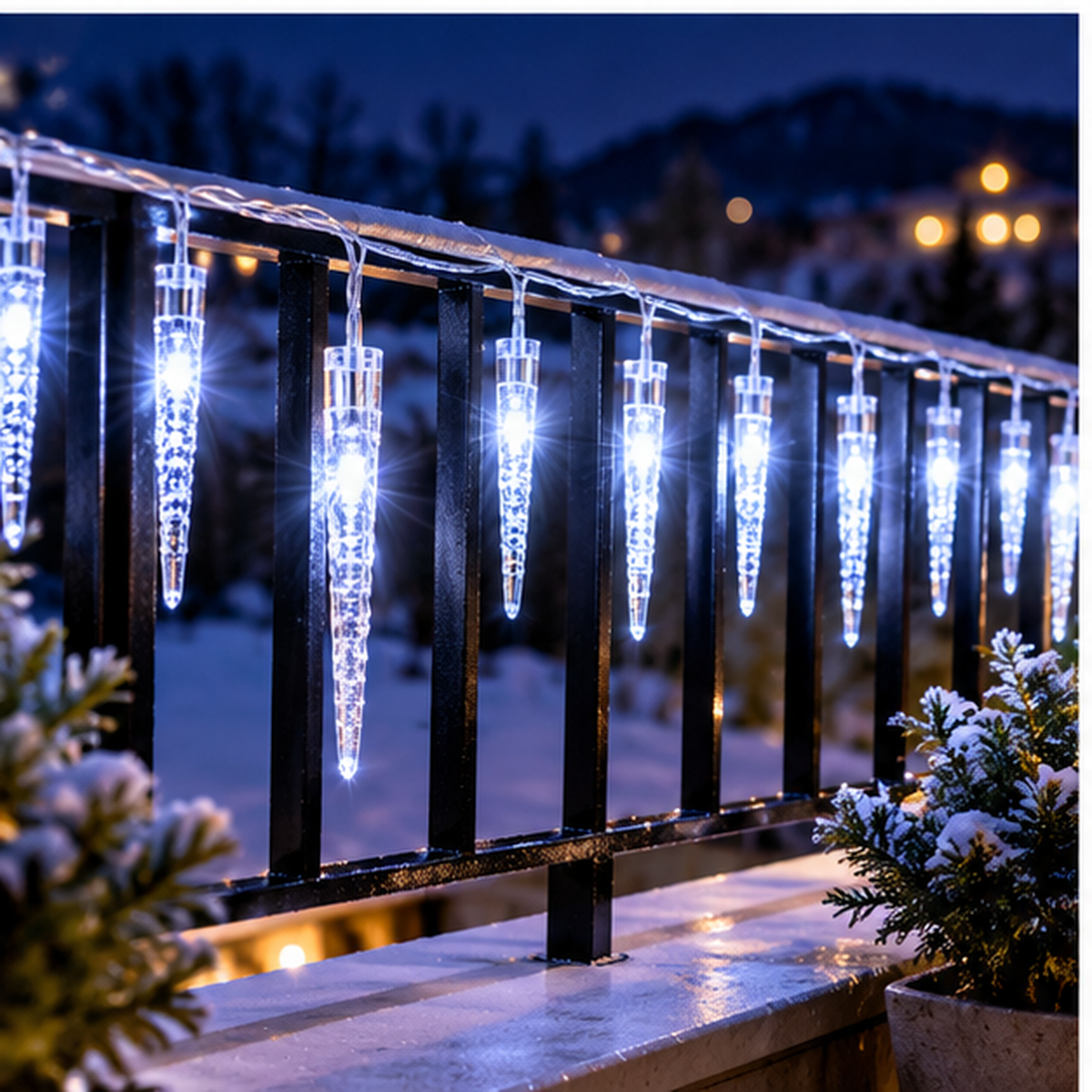 Svetleći niz "ledenice" sa 180 LED dioda KJL15