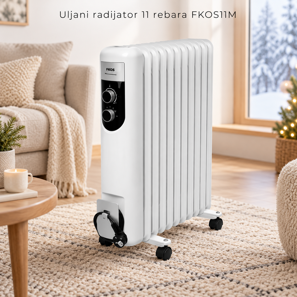 Uljani radijator 11 rebara FKOS11M