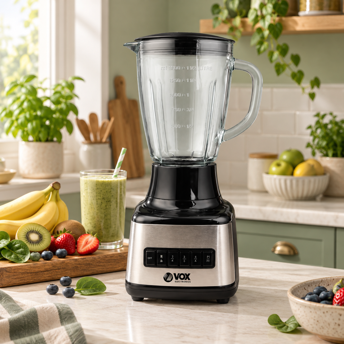 VOX blender sa staklenom posudom 500W VOX-TM1056