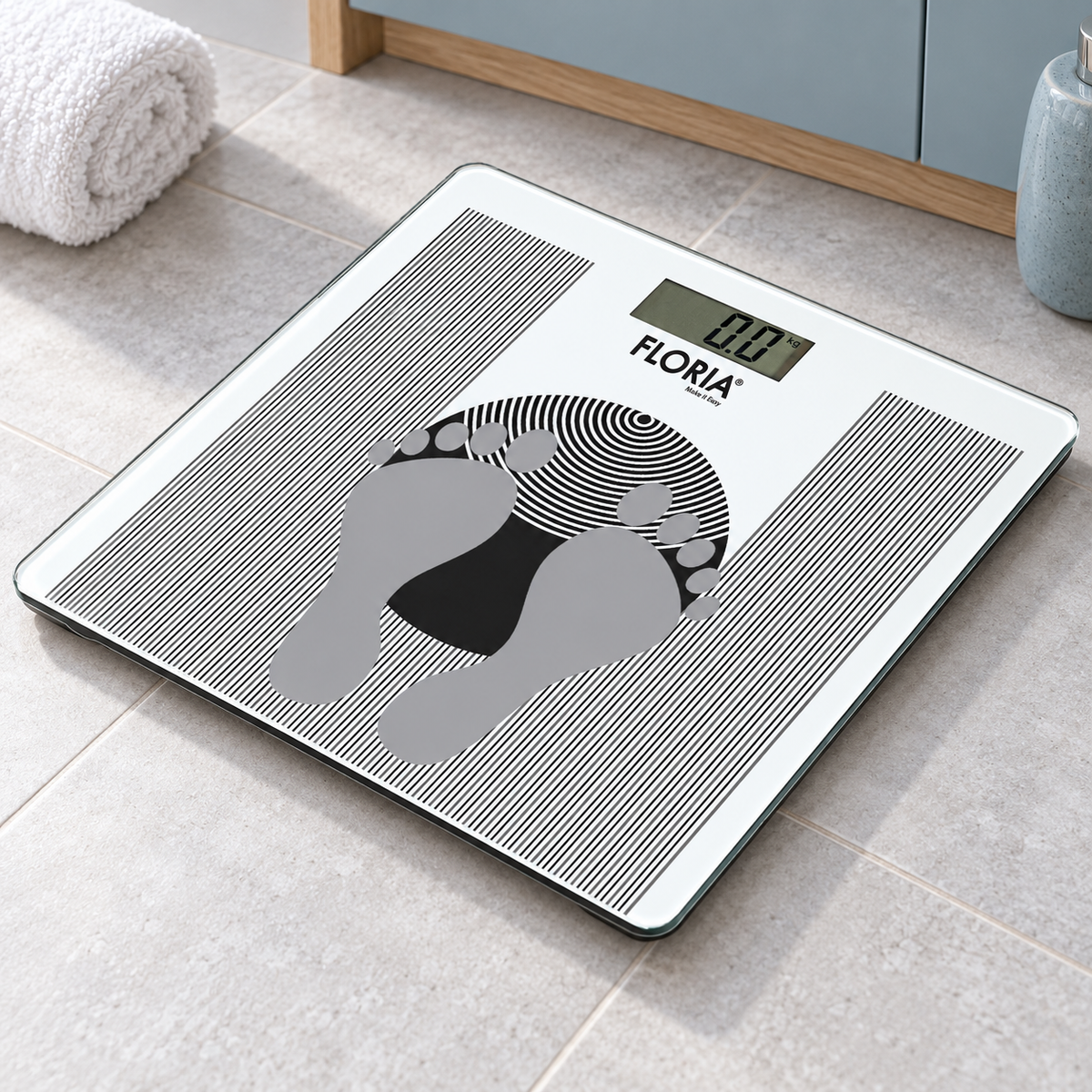 Vaga staklena, digitalna, do 150 kg ZLN7682