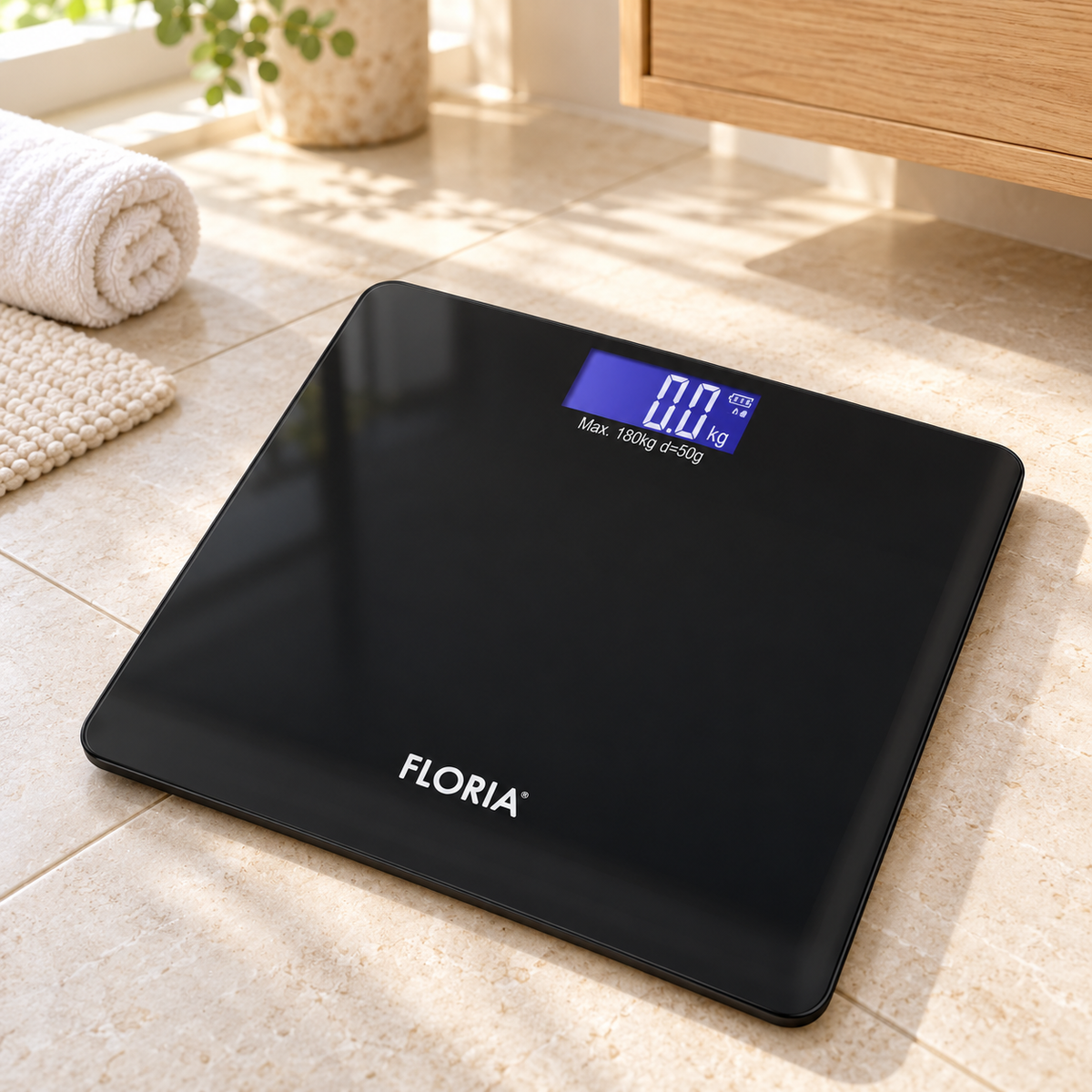 Vaga staklena, digitalna, do 180 kg ZLN7684