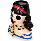 Vaza skulptura dekorativna Fashion Lady Polyresin Multi