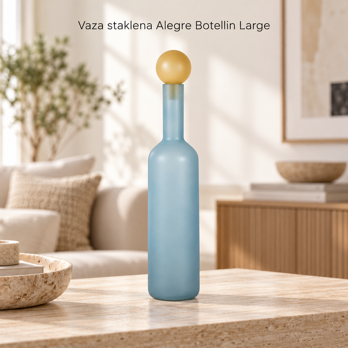 Vaza staklena Alegre Botellin Large