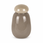 Vaza staklena Nuevo Dulce Dark Grey