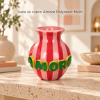 Vaza za cveće Amore Polyresin Multi