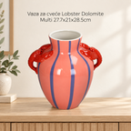 Vaza za cveće Lobster Dolomite Multi 27.7x21x28.5cm