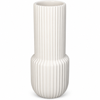 Vaza za cveće keramika Stripe Dolomite White