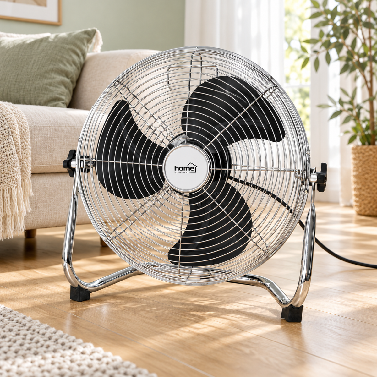 Ventilator podni, prečnik 35cm, 60W, Inox PVR 35