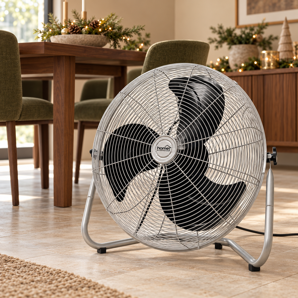 Ventilator podni, prečnik 50cm, 120W, Inox PVR 50