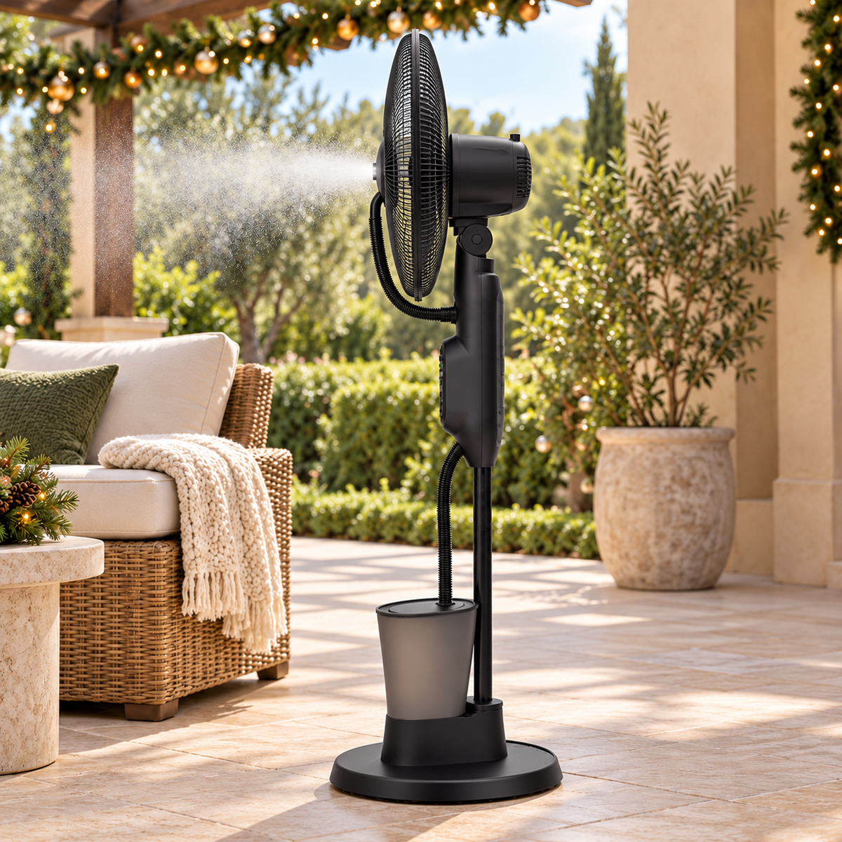 Ventilator sa raspršivačem vode, daljinski upravljač, 75W, SFM43BK