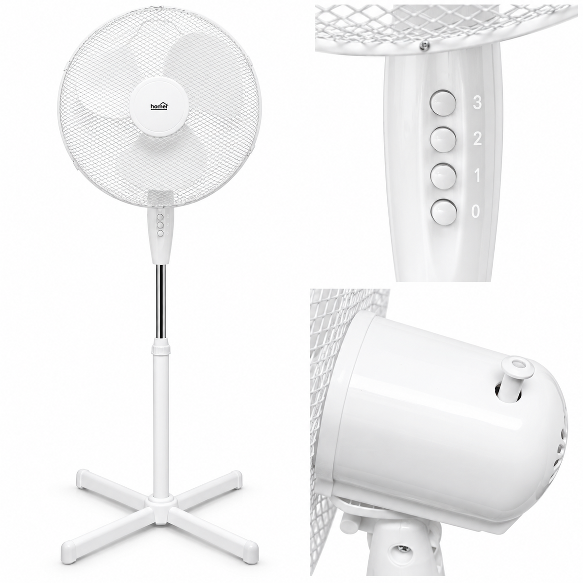 Ventilator stojeći, 45 W, prečnik lopatice 40 cm SF40WH