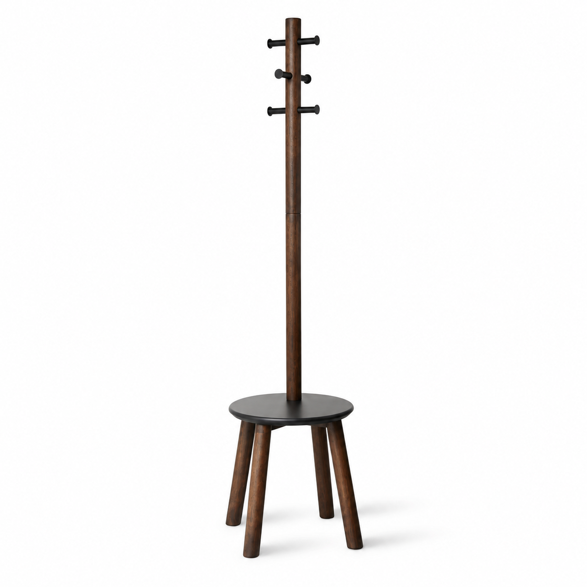 Vešalica za kapute sa stolicom Stool and Coat Rack PILLAR