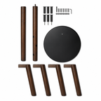 Vešalica za kapute sa stolicom Stool and Coat Rack PILLAR
