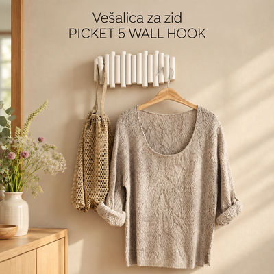 Vešalica za zid PICKET 5 WALL HOOK