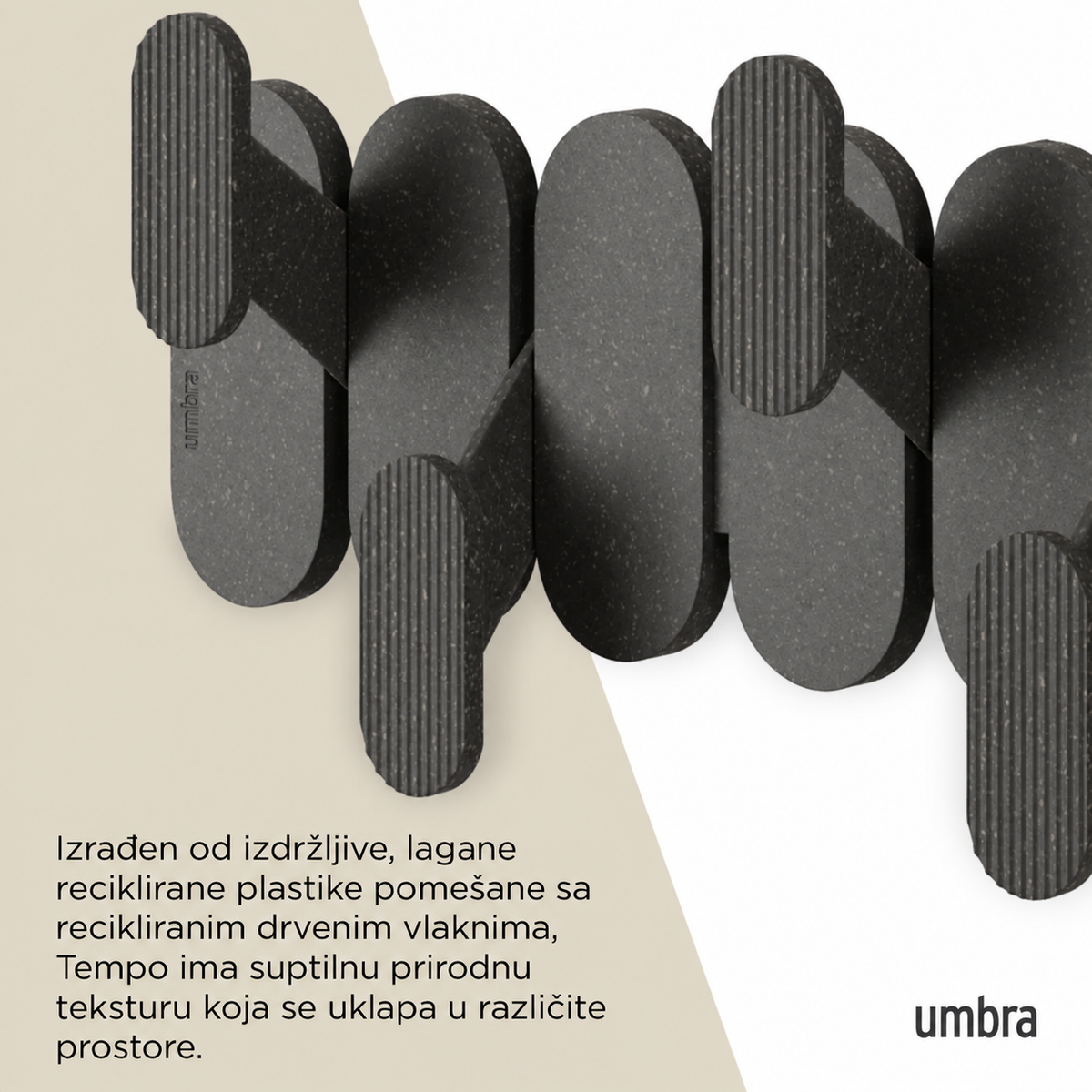 Vešalica za zid TEMPO 6 WALL HOOK