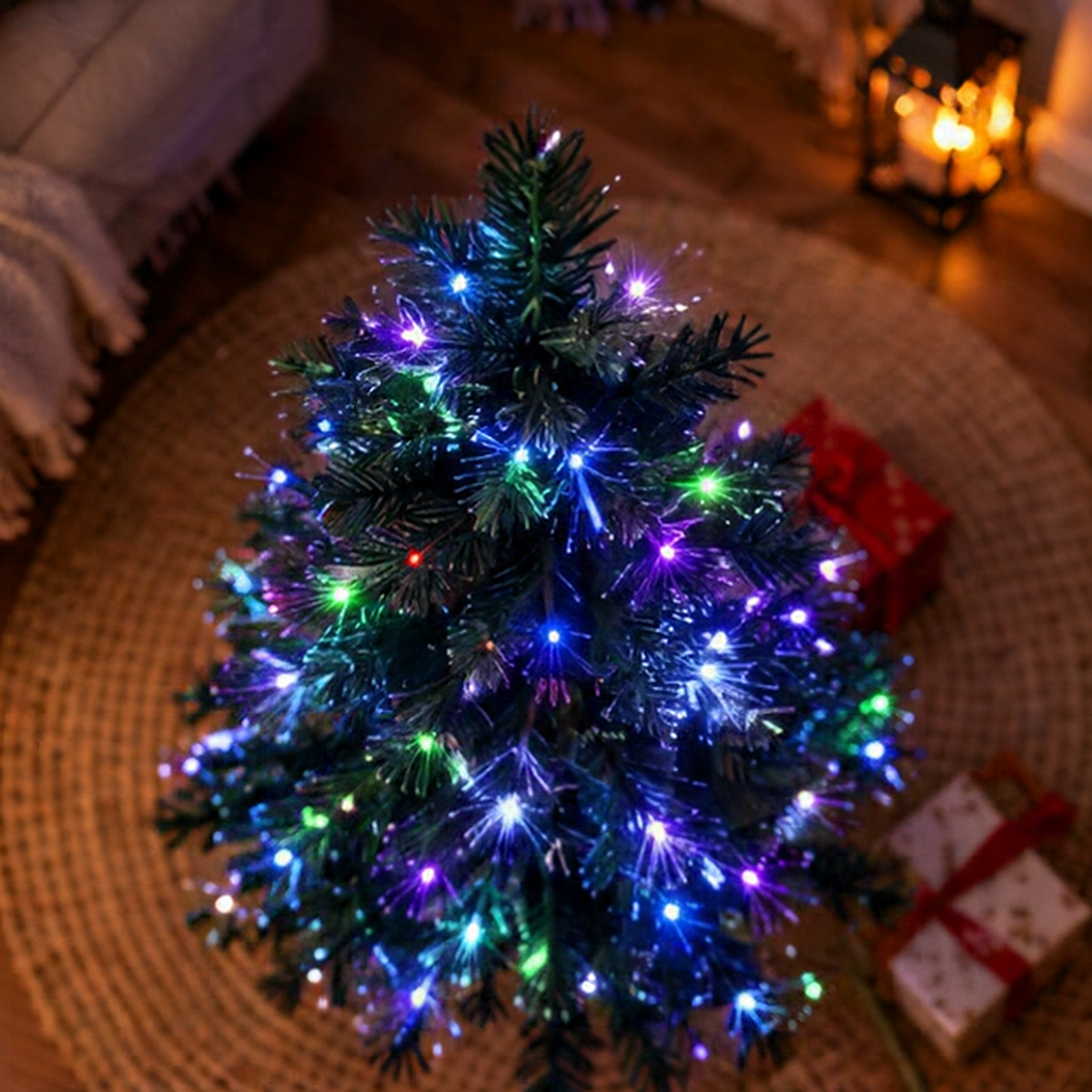 Veštačka jelka 80cm sa osvetljenjem KIX80LED