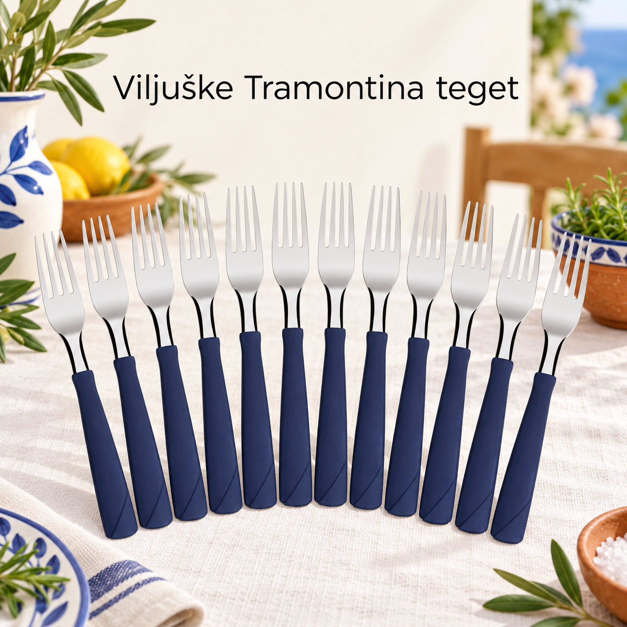 Viljuške Tramontina teget
