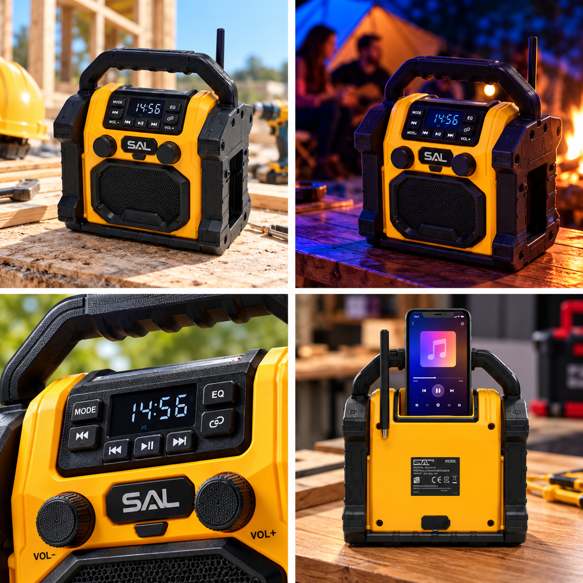 Vodootporni bluetooth zvučnik BTWORKPRO