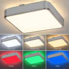Wolimir plafonjera LED 22W hrom 28cm