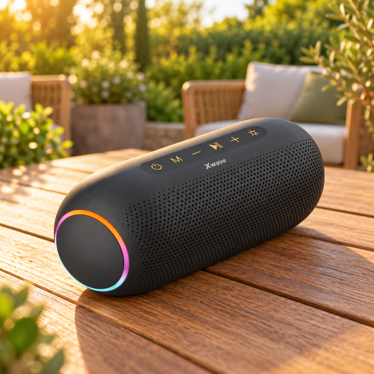 Xwave bluetooth zvučnik 16W/USB-C/Aux-Line In/1800mAh B-Cute-black