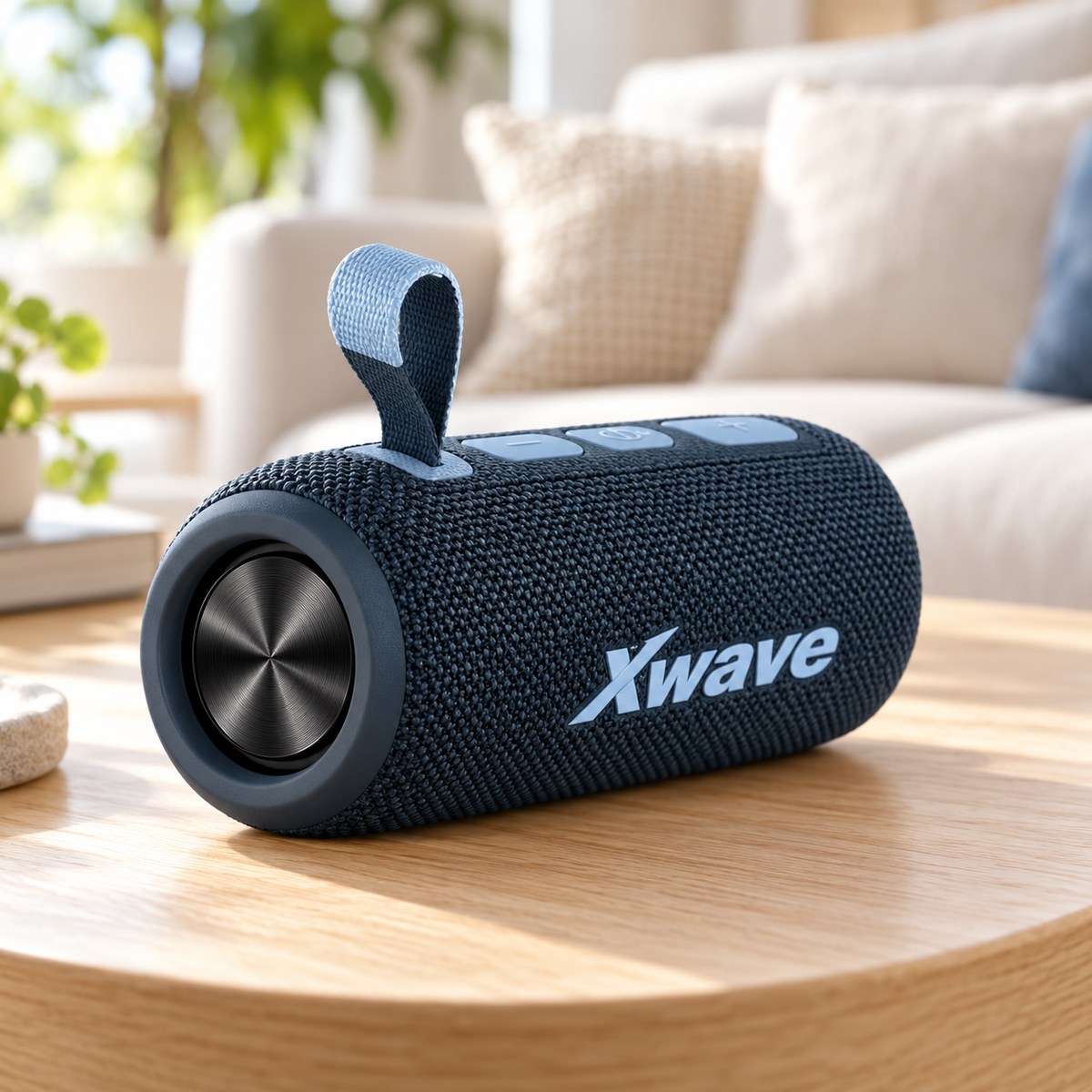 Xwave bluetooth zvučnik 2x12W/USB-C/Aux-Line In/3600mAh B-charge-blue