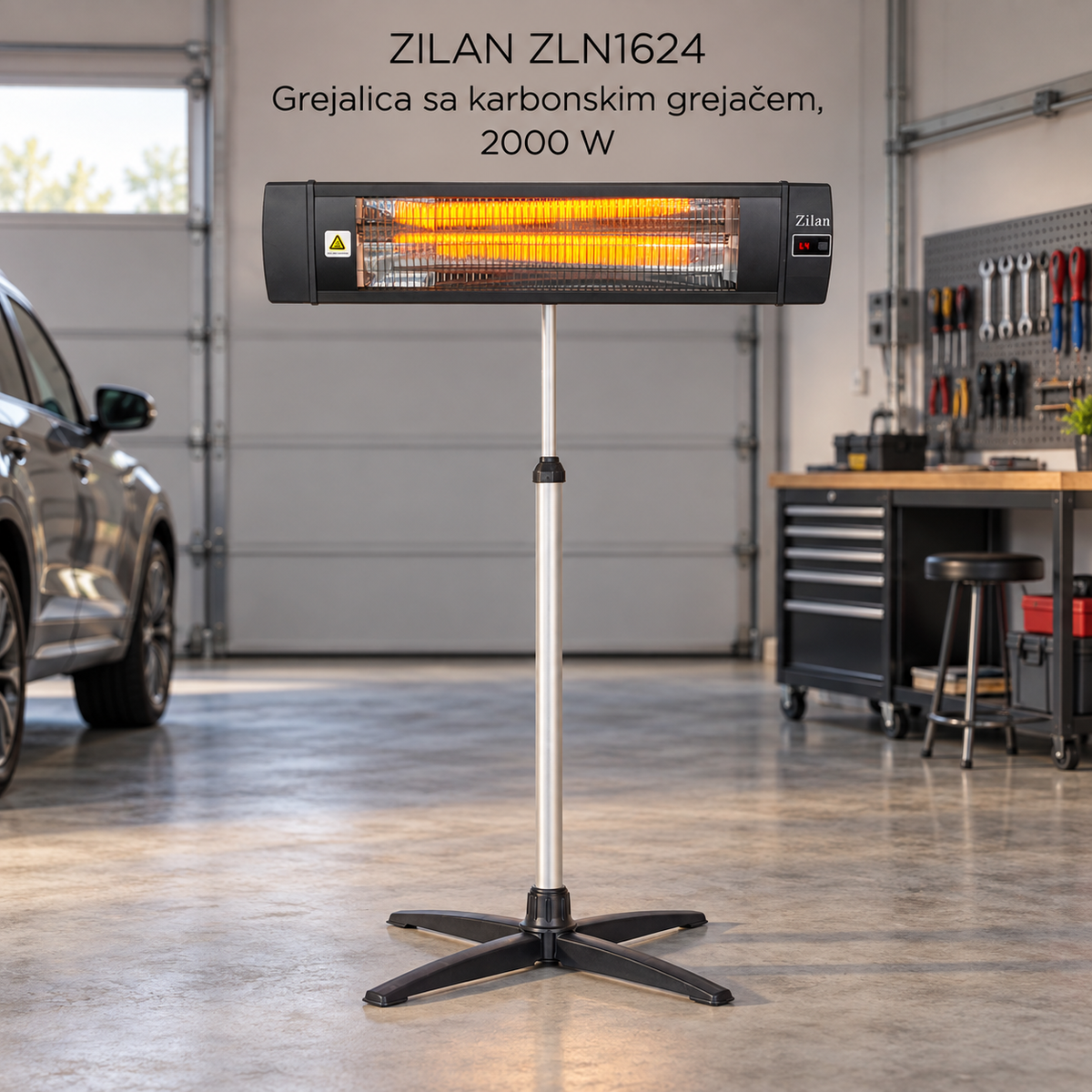ZILAN ZLN1624 Grejalica sa karbonskim grejačem, 2000 W