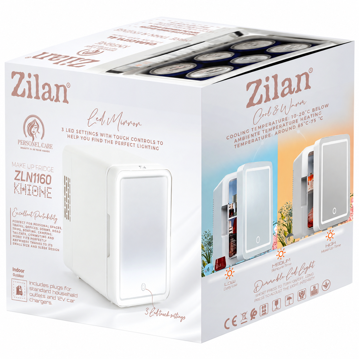 ZLN1160 Mini hladnjak, prenosni, hlađenje/grejanje, 4 l., 12V/220V