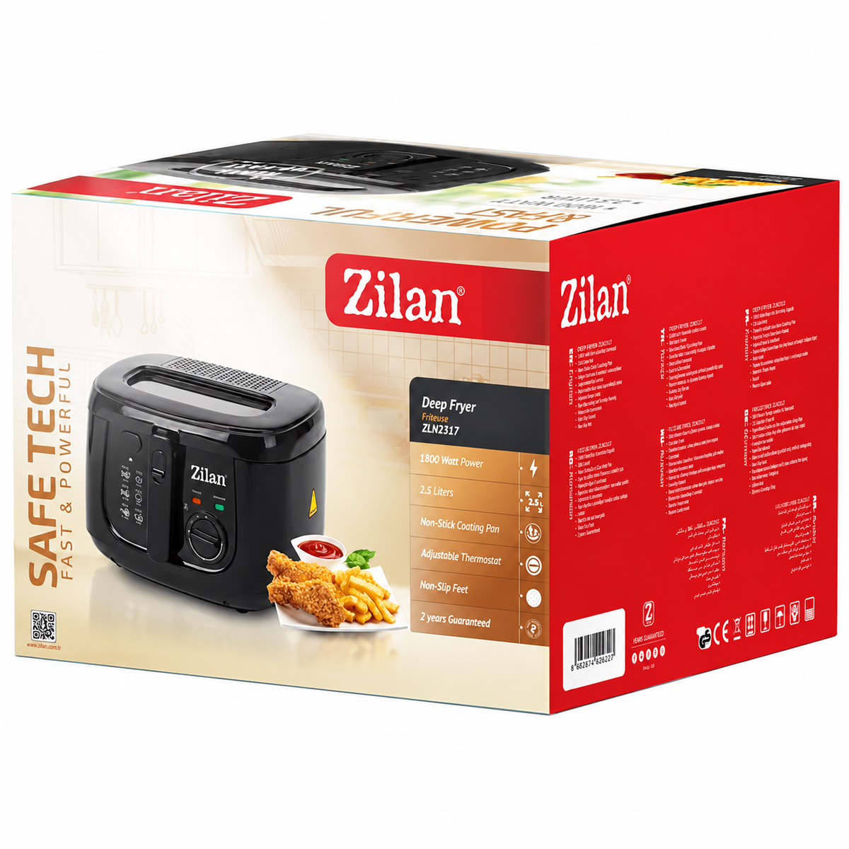 ZLN2317 Friteza, duboka, 1800w