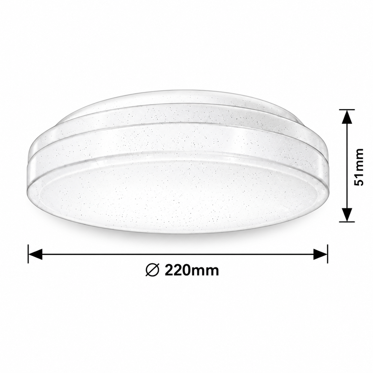 Zenon plafonjera LED 18W bela