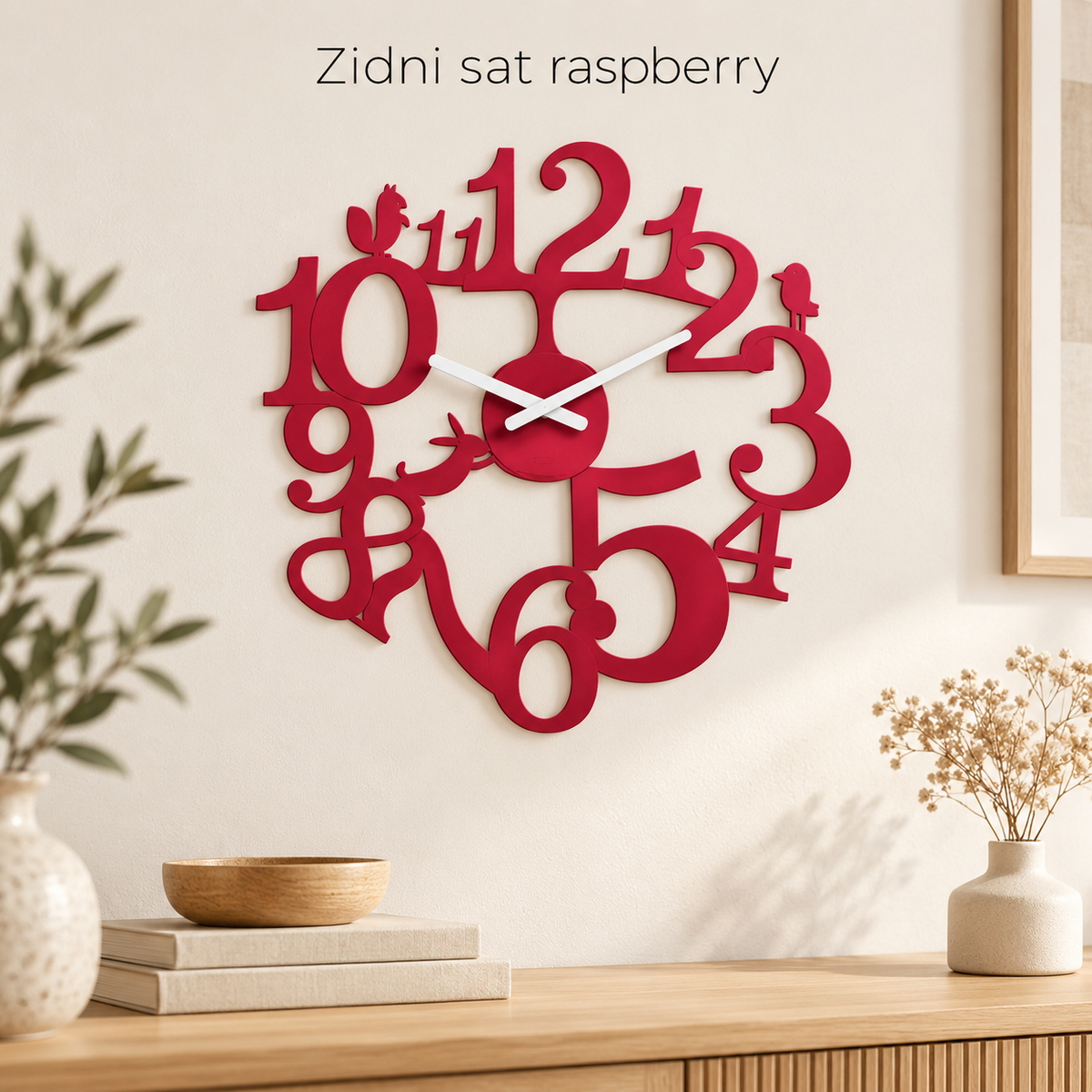 Zidni sat raspberry