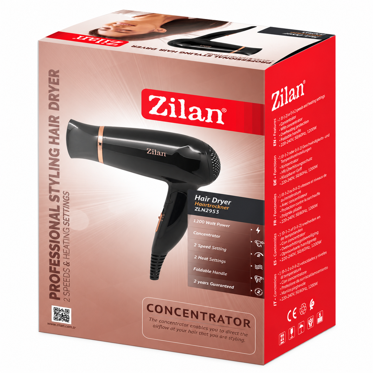Fen za kosu, 1200 W ZLN2953