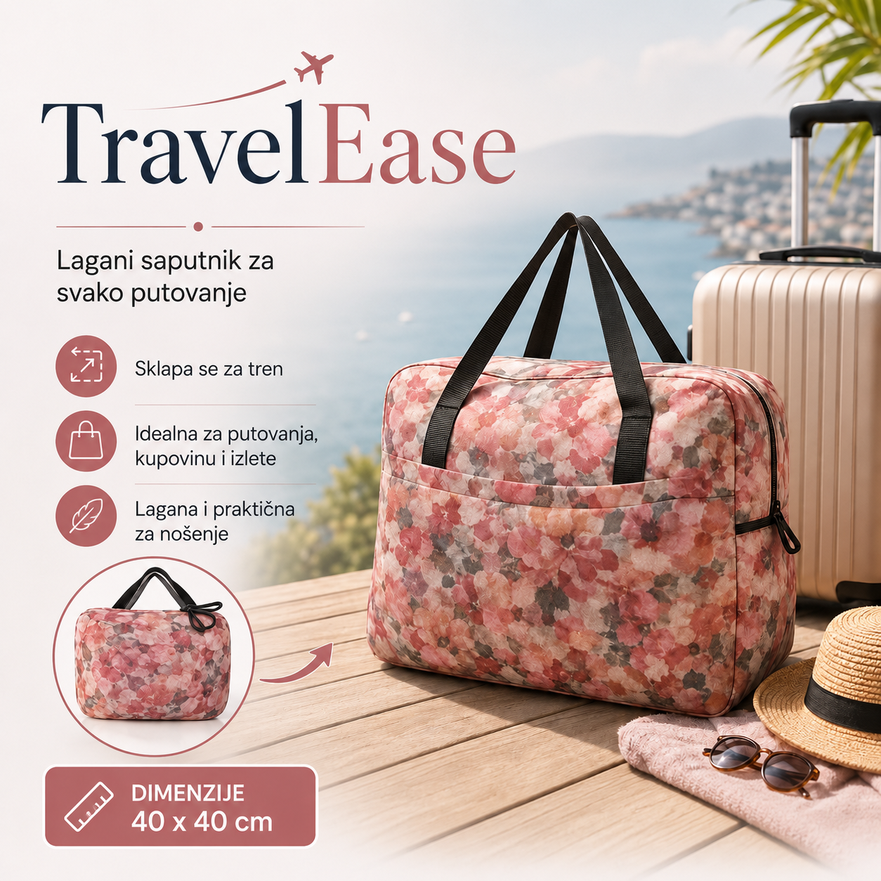 Travel Ease – Sklopiva putna torba za svako putovanje