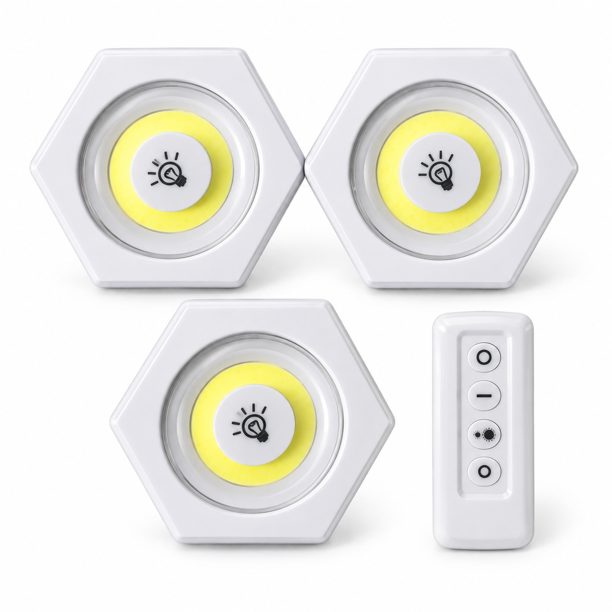 LED lampe sa daljinskim upravljačem – Set od 3 komada